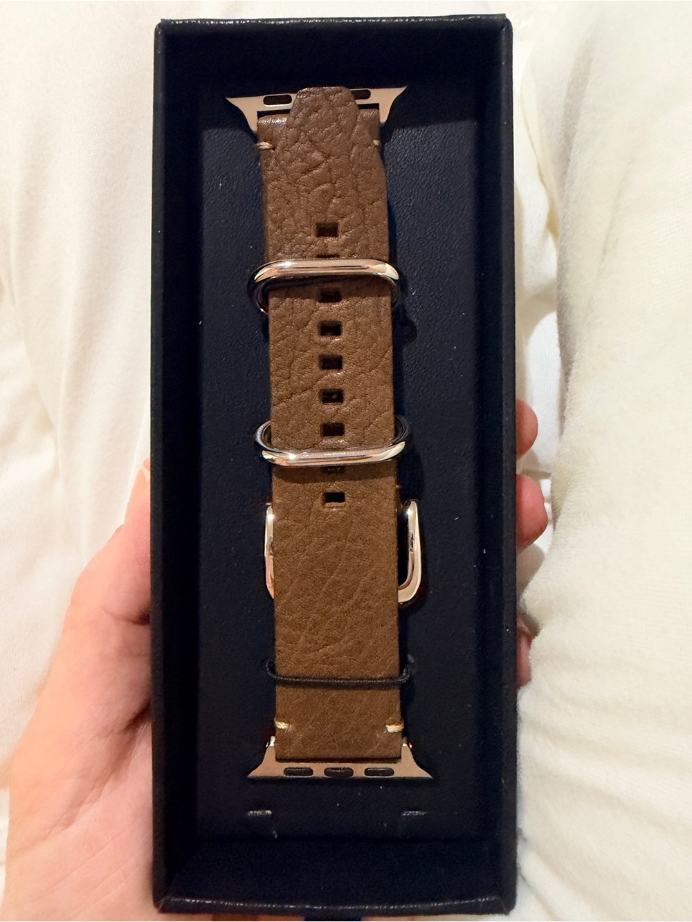 Scott Bros by Kendra Scott  Leather Apple Watch Band Compatible Strap